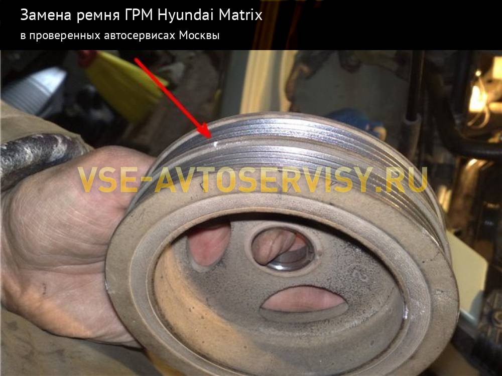Двигатель Hyundai Matrix. Регулировка натяжения ремня ГРМ Hyundai Matrix